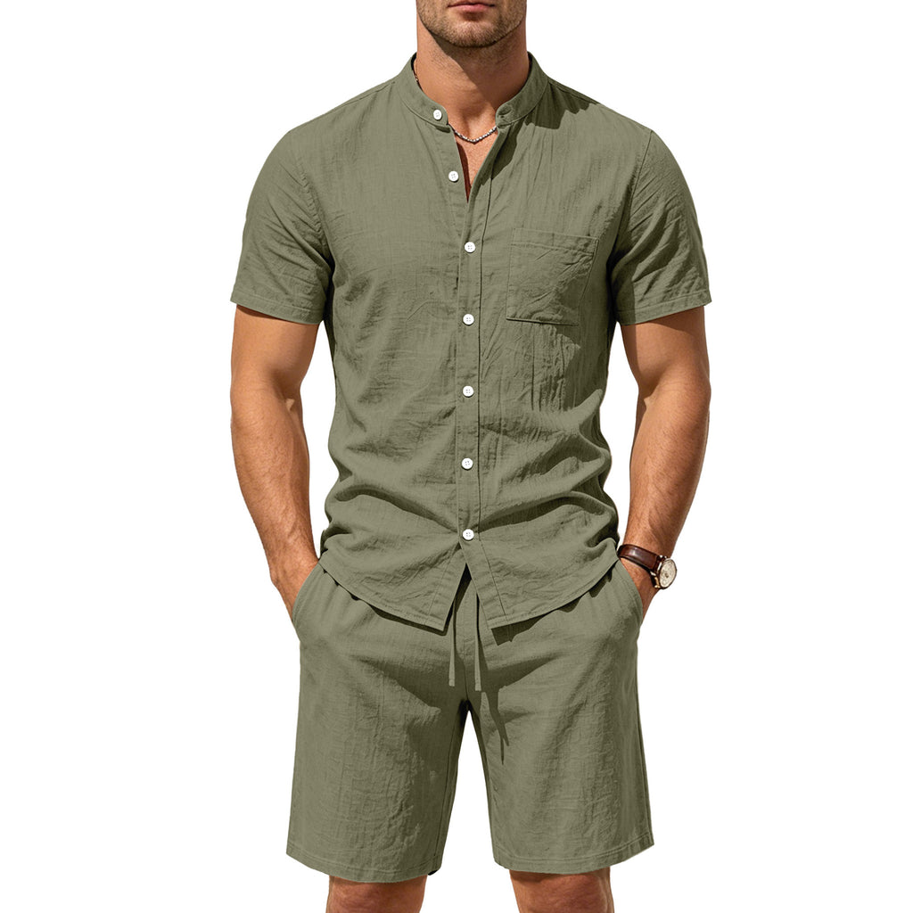 Short sleeved top and shorts set