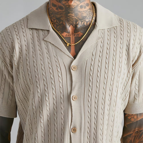 T-shirt in maglia a maniche corte