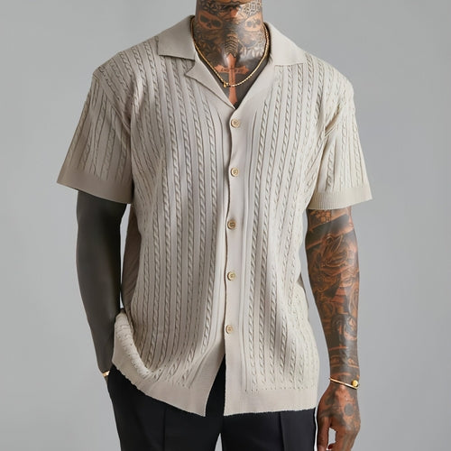 T-shirt in maglia a maniche corte